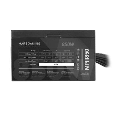Voedingsbron Mars Gaming MPIII850 ATX 850 W - thumbnail