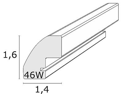 Deknudt Fotokader in houtkleur met wit biesje en passe-partout 10x15 S46WG4 Deknudt Fotokader in houtkleur met wit biesje en passe-partout 10x15 S46WG4