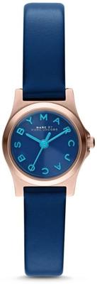 Horlogeband Marc by Marc Jacobs MBM1327 Leder Blauw 10mm