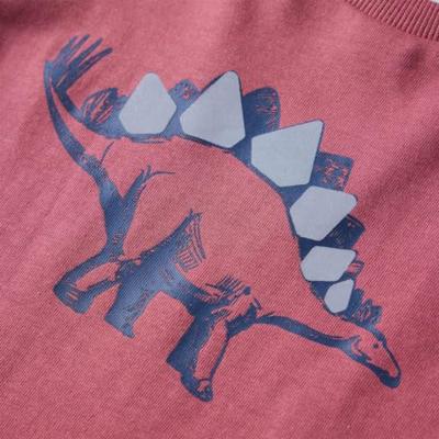 VidaXL Kindershirt met lange mouwen 104 donkerrood