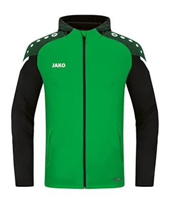 JAKO 6822 Jas Met Kap Performance - Zachtgroen/Zwart - M
