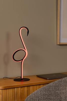 Lucide FLAMINGO - Tafellamp - LED Dimb. - RGB - Multicolor