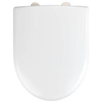 Wenko Toiletbril Geberit Renova 37 X 46 Cm Rvs Wit - thumbnail
