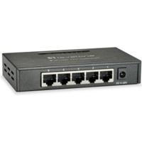 LevelOne Netwerk Switch 5 Port Gigabit Ethernet 9K Metaal RJ45 - thumbnail
