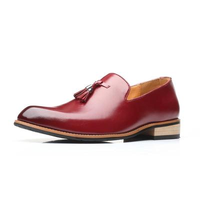 Wees Britse mannen jurk schoenen zachte rubber enige schoenen Trouwschoenen maat: 38 (bruin)