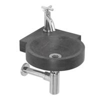 Fonteinset BWS Kreon Natuursteen 34x34x8 cm Antraciet - thumbnail