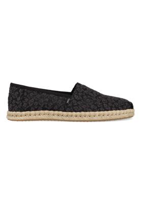 Toms Alpargata Rope Floral Lace 10019818 Zwart-36 maat 36