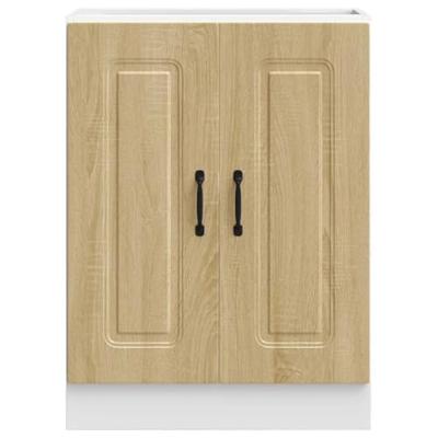 Spoelbakonderkast Kalmar 60x46x81,5cm bewerkt hout sonoma eiken