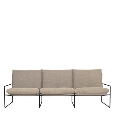 ferm LIVING Desert 3-zitsbank - Dolce - Black / Dark Sand