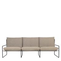 ferm LIVING Desert 3-zitsbank - Dolce - Black / Dark Sand - thumbnail