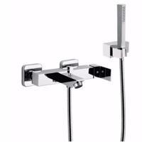 Badmengkraan Sanimex Giulini Badset Met Handdouche HoH 15cm Chroom - thumbnail