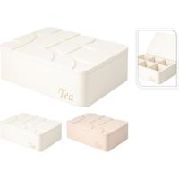 Home & Styling Theedoos 24 x 16,5 cm houten - thumbnail