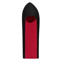 Tricorp T-shirt Bi-Color - Workwear - 102002 - zwart/rood - maat L - thumbnail