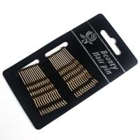 3 STKS vrouwelijke Odyssee haarspeldjes haar clips hoofdbanden haaraccessoires (4 # licht grijs goud) - thumbnail