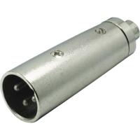 Kash XLR-adapter XLR-stekker - Cinch-koppeling Mono Aantal polen: 3 Inhoud: 1 stuk(s) - thumbnail