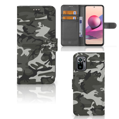 Xiaomi Redmi Note 10S | 10 4G | Poco M5s | Telefoon Hoesje | Army Light