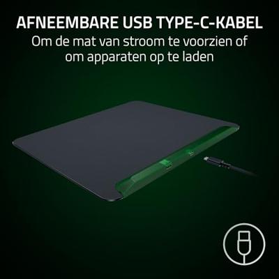 Razer Firefly V2 RGB Pro Phantom Special Edition Transparant Groen Gaming Muismat