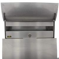 Burg-Wächter brievenbus Opera RVS - thumbnail