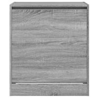 VidaXL Schoenenkast 60x42x69 cm bewerkt hout grijs sonoma eikenkleurig - thumbnail