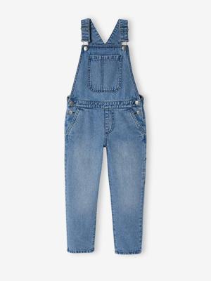 Jongenstuinbroek van soepele denimstof stone Jongenstuinbroek van soepele denimstof stone