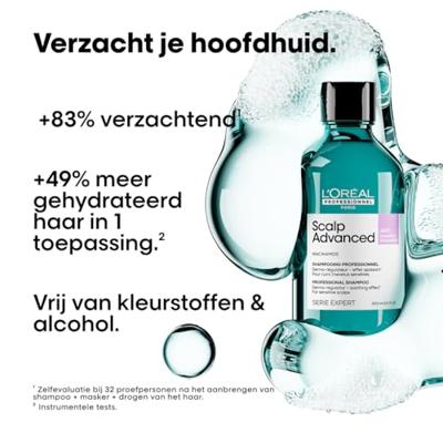 L&apos;Oréal Professional Scalp Advanced Anti-Discomfort Dermo-regulator Shampoo (voor een gevoelige hoofdhuid)