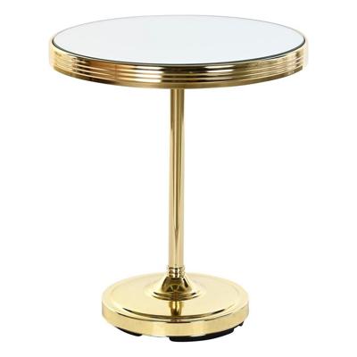 Bijzettafel DKD Home Decor Spiegel Gouden Blik (42,5 x 42,5 x 49 cm) Bijzettafel DKD Home Decor Spiegel Gouden Blik (42,5 x 42,5 x 49 cm)
