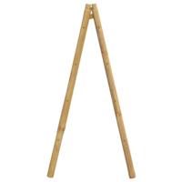 VidaXL Handdoekladder met 4 sporten 90x50x100 cm bamboe - thumbnail