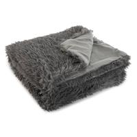 Deken Home ESPRIT Grijs 130 x 170 cm - thumbnail