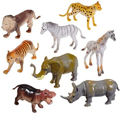 Basic Animal world kingdom wilde dieren 8 stuks