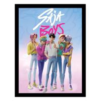 KPop Demon Hunters Collector Print Framed Poster Saja Boys - thumbnail