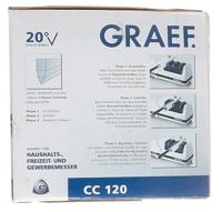 Graef CC120DE CC120DE Messenslijper Wit, Zwart - thumbnail