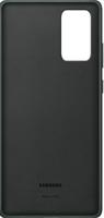Leather Cover EF-VN980 - Achterzijde behuizing voor mobiele telefoon - leer - groen - voor Galaxy Note20, Note20 5G - thumbnail