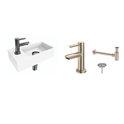 Fonteinset Versus Links Glans Wit RVS Ink