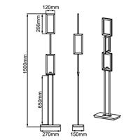 Brilliant Led vloerlampTunar - G93453/21 - thumbnail