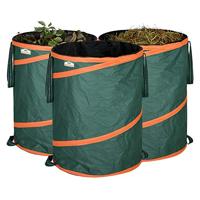 Gardebruk Popup tuintas groen inhoud 165 liter , set van 3 stuks - thumbnail