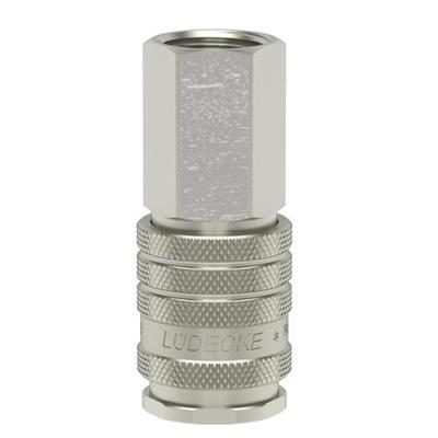 Lüdecke Ludecke snelkoppeling 1/4" bi.dr.vern.dn7.8 (euro10)