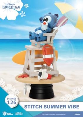 Disney D-Stage PVC Diorama Stitch Summer Vibe 16 cm Disney D-Stage PVC Diorama Stitch Summer Vibe 16 cm