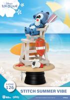 Disney D-Stage PVC Diorama Stitch Summer Vibe 16 cm - thumbnail