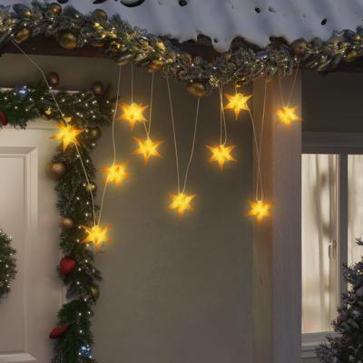 VidaXL Kerstlamp 10 led&apos;s 10 cm geel