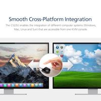 ATEN CS22U-AT KVM-switch 2 poorten VGA USB 2048 x 1536 Pixel - thumbnail