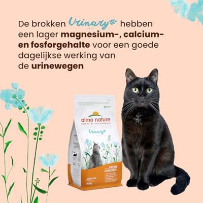 Almo Nature Urinary Help met kip natvoer kat (70 g) 60 x 70 g - thumbnail