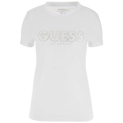 Guess Sangallo T-Shirt Dames Wit - Maat XL - Kleur: Wit | Soccerfanshop
