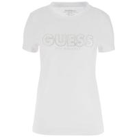Guess Sangallo T-Shirt Dames Wit - Maat XL - Kleur: Wit | Soccerfanshop - thumbnail