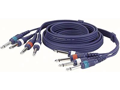 DAP FL20 verloopkabel 4x Jack naar 4x Jack 3m
