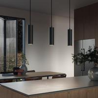 Pendel 3-Lichts hanglamp GU10 Zwart - thumbnail