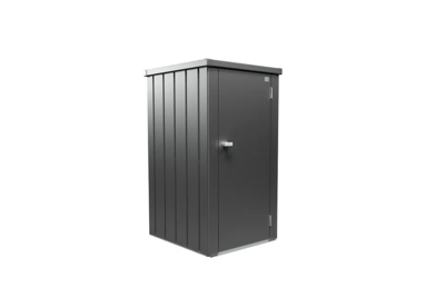 Biohort Julia L metalen terraskast 77,7x87x140,2 cm donkergrijs metallic- - Metaal- Biohort
