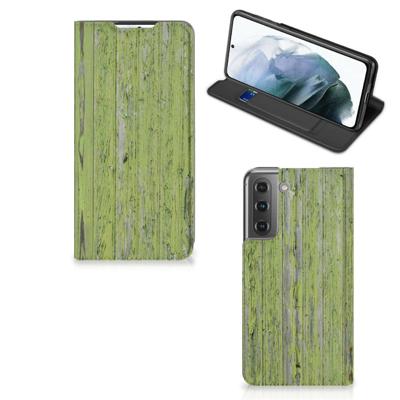 Samsung Galaxy S21 FE Book | Wallet Case | Green Wood