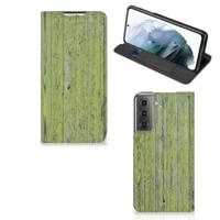 Samsung Galaxy S21 FE Book | Wallet Case | Green Wood - thumbnail