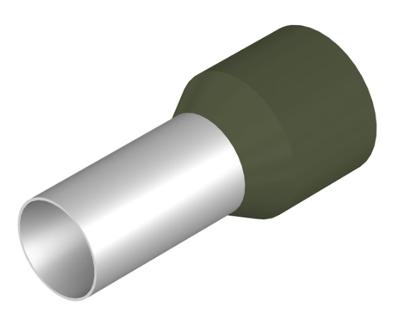 Weidmüller 1076980000 Adereindhulzen 0.5 mm² Deels geïsoleerd Oranje 500 stuk(s)