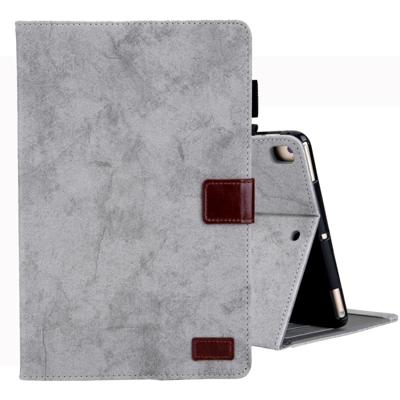 Voor iPad mini (2019) Business stijl horizontale Flip lederen draagtas met houder & kaartsleuf & fotolijstjes & slaap/Wake-up functie (grijs) Voor iPad mini (2019) Business stijl horizontale Flip lederen draagtas met houder & kaartsleuf & fotolijstjes & slaap/Wake-up functie (grijs)